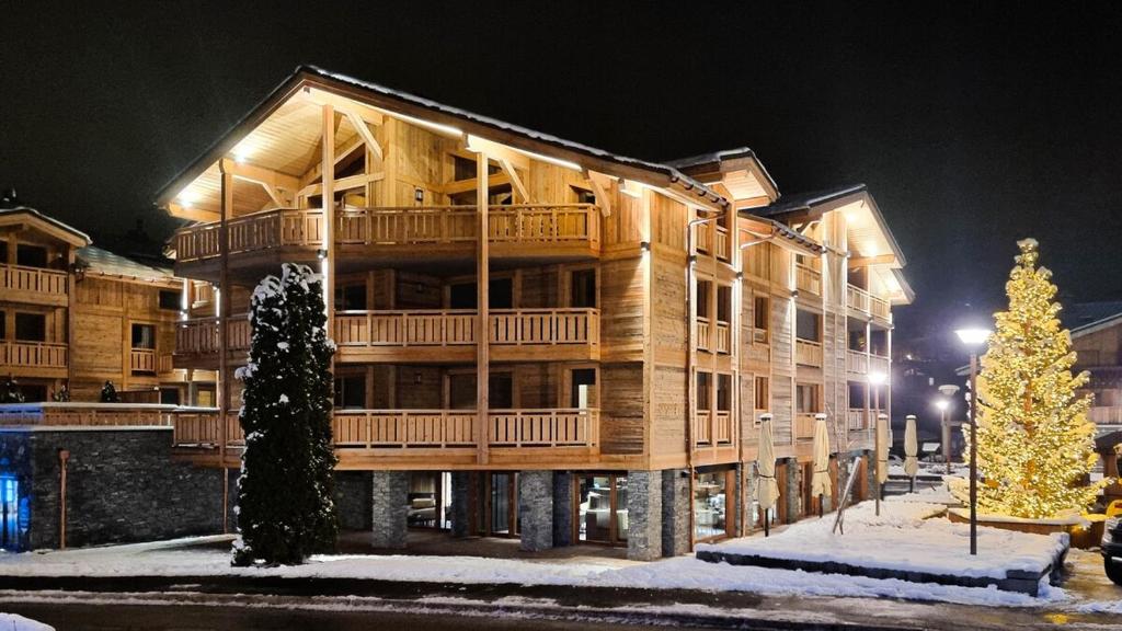 Résidence Les Fermes de PC sous la neige